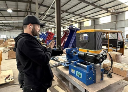 Machine d'alésage et de soudage de lignes