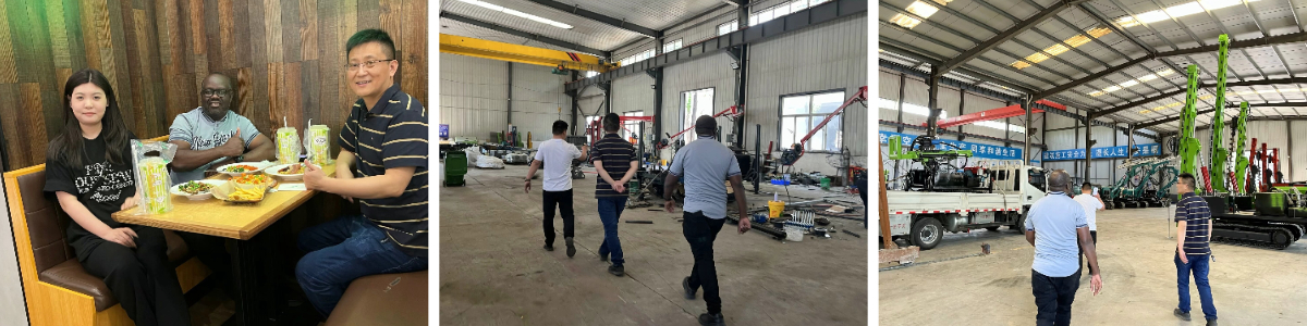 Une délégation zambienne de construction visite Kereide Heavy Machinery et signe un accord d'achat de mini-pelles. Une délégation zambienne de construction visite Kereide Heavy Machinery et signe un accord d'achat de mini-pelles.