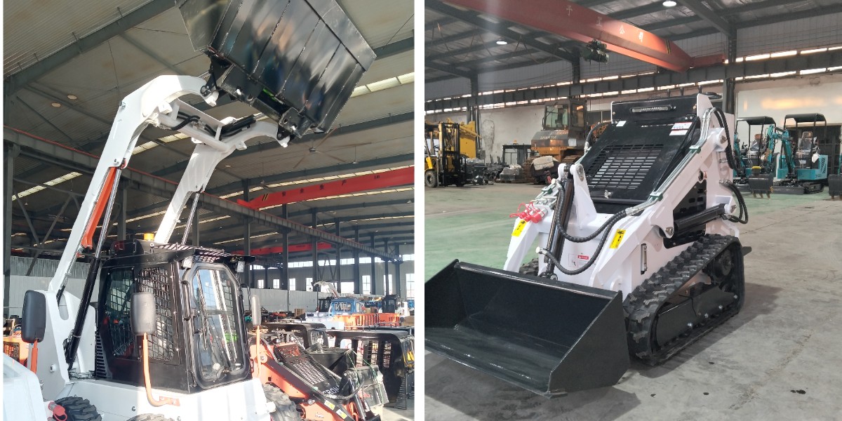 La chargeuse compacte s'avère idéale pour les opérations sur site étroit La chargeuse compacte s'avère idéale pour les opérations sur site étroit