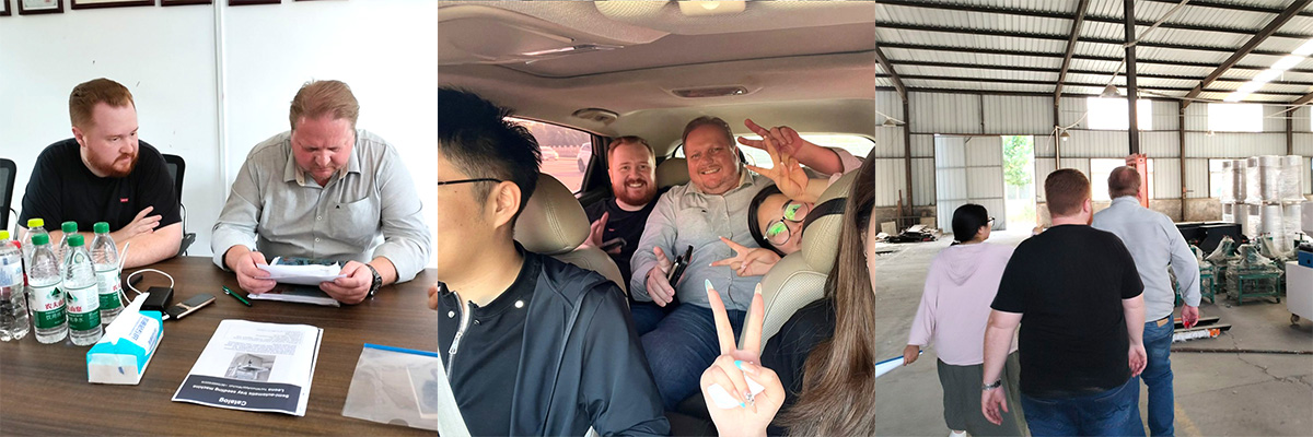 Un client brésilien visite l'usine de machines lourdes de Kereide et signe un contrat d'achat de chargeuses compactes à chenilles. Un client brésilien visite l'usine de machines lourdes de Kereide et signe un contrat d'achat de chargeuses compactes à chenilles.