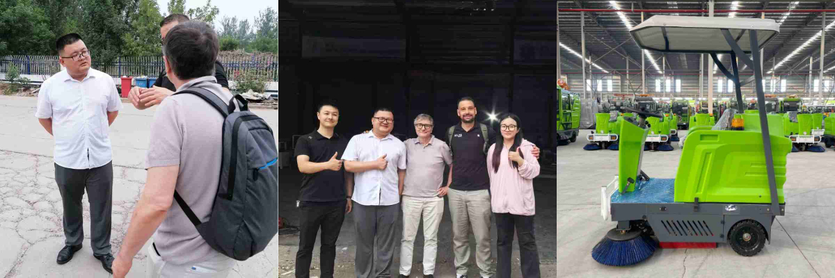 Balayeuse de voirie électrique